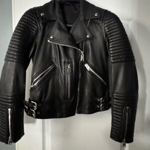 All Saints Leather Biker Jacket